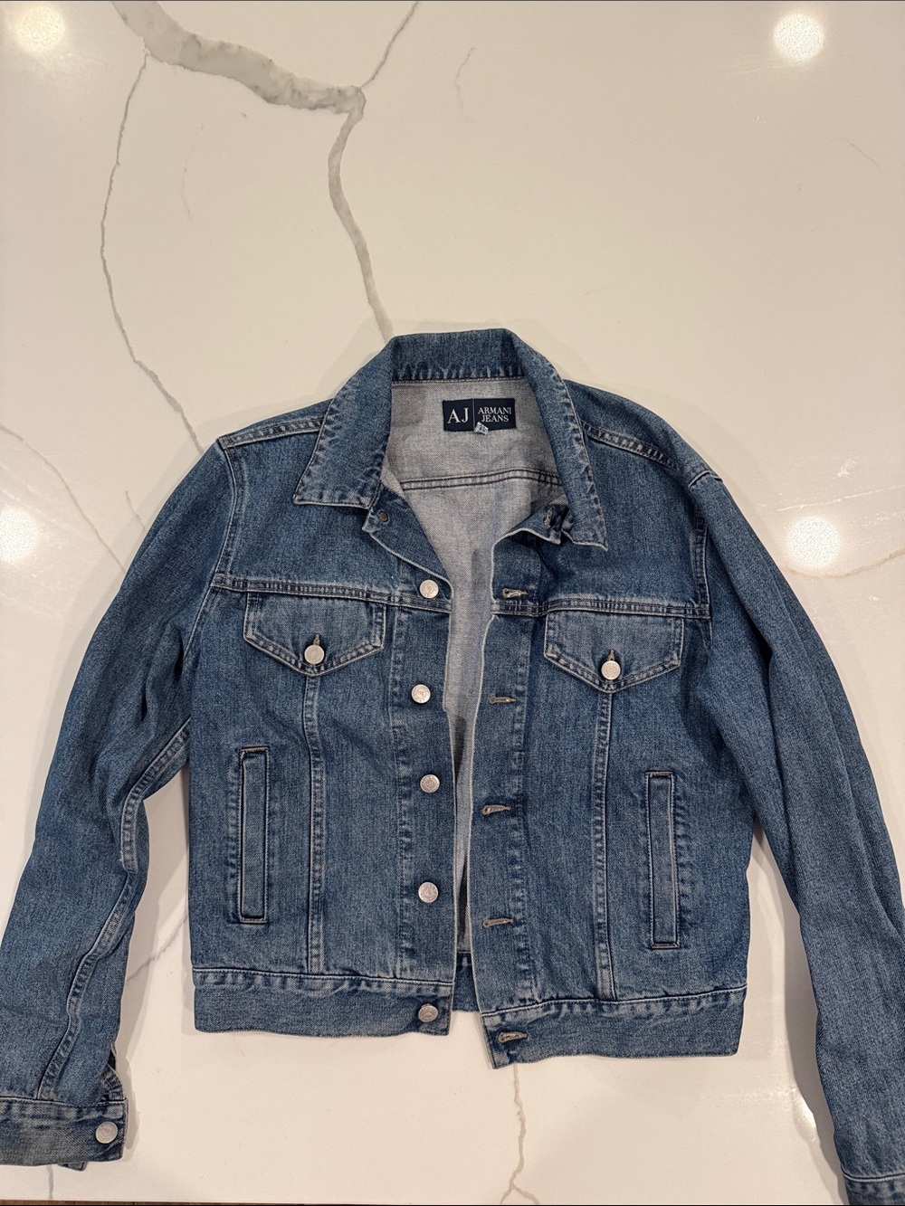 Armani Jeans Blue Denim Jacket